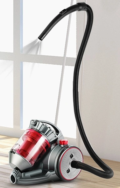 ERP2 Passed Red Super Silent Cyclone Bagless Vacuum Cleaner Use for Home Clean