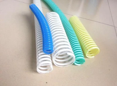 Tubo flessibile per aspirazione in PVC spiroidale, portaacqua, per aspiratori industriali